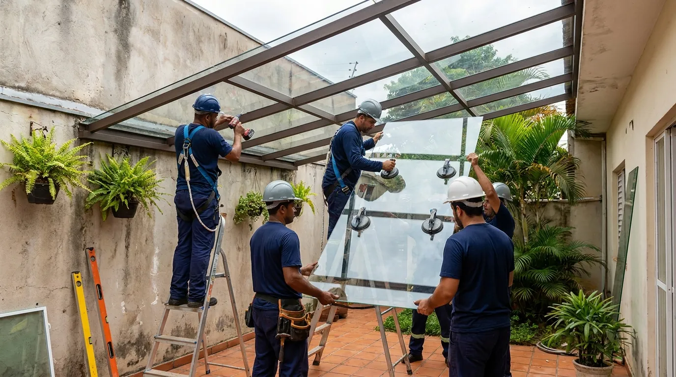 Fechamento de Churrasqueira em Anápolis‑GO